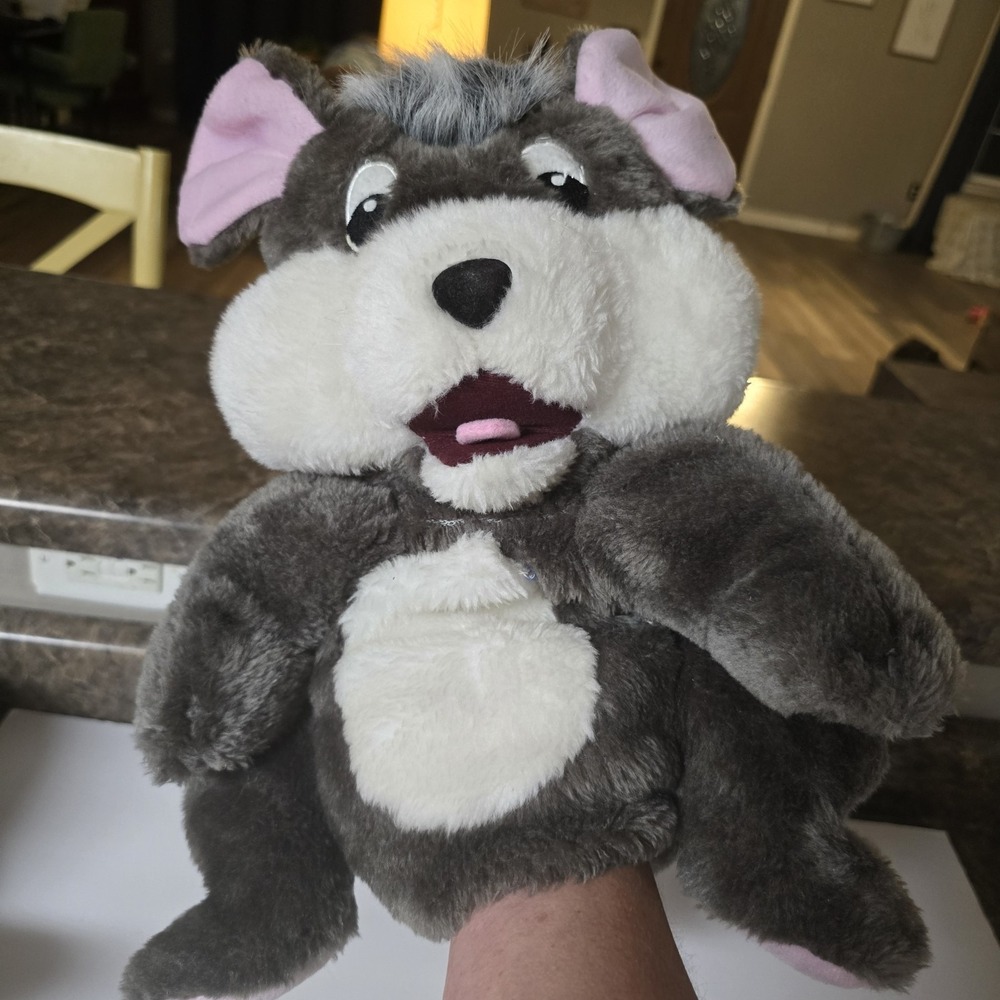 Group Hands on Bible 16" Hand Puppet Gray Mouse w/ Whiskers Chadder Chipmunk 14" - Picture 6 of 7